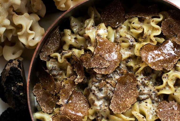 bellezza lille recette pâtes aux truffes