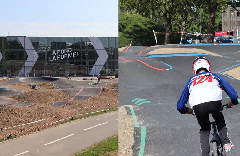 pumptrack circuit biker ride à Lille gratuit b twin village