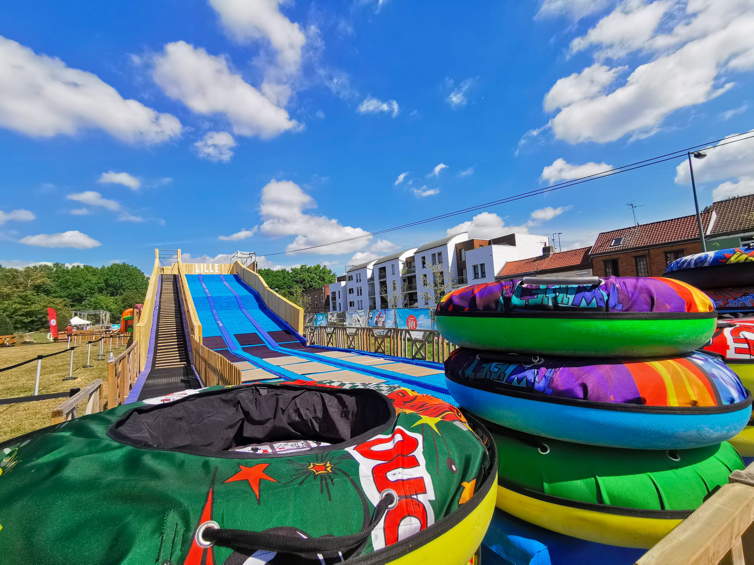 Lille Aventure Nature : un village d'été gratuit à Lille avec des tyroliennes, de l'escalade, des trampolines…