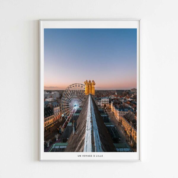 Un voyage à Lille, photographie de Benjamin Clipet en affiche décoration