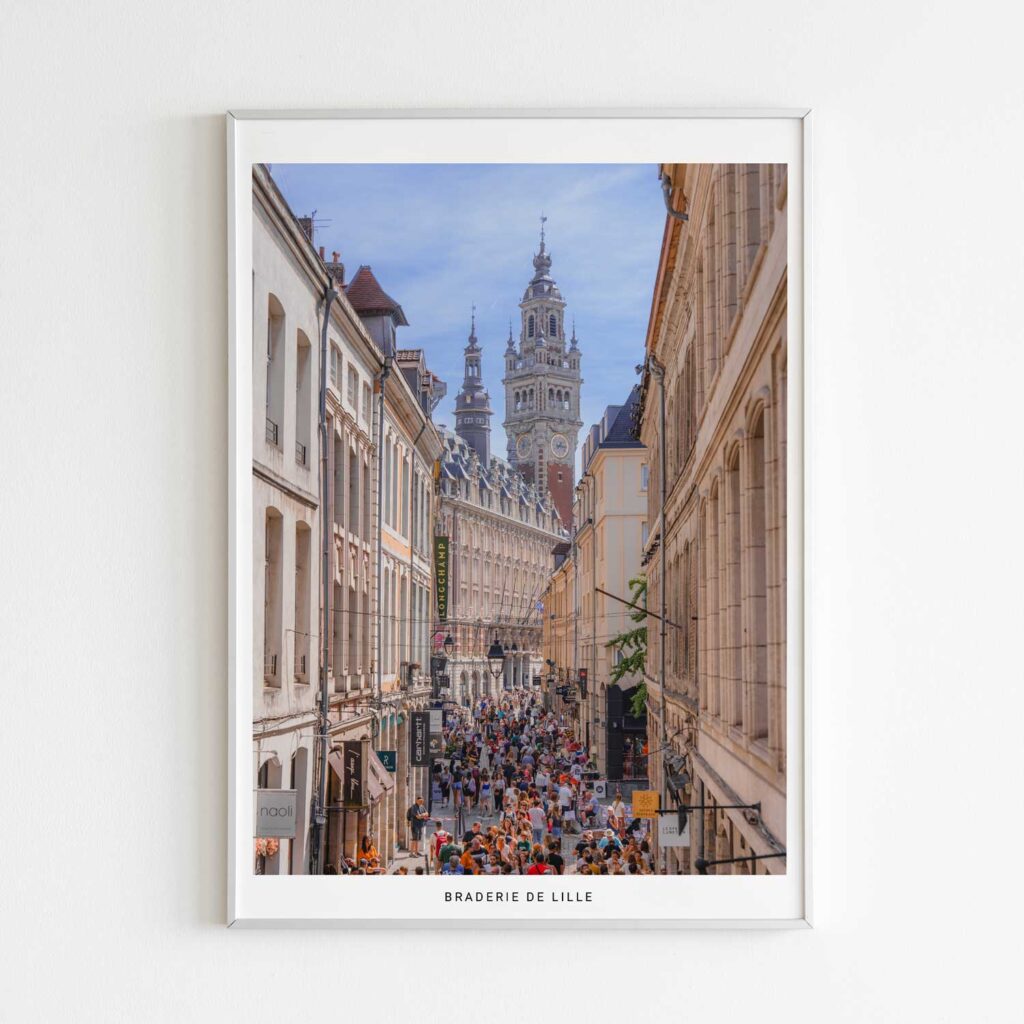 Photographie "Braderie de Lille" de Benjamin Clipet, en affiche de décoration