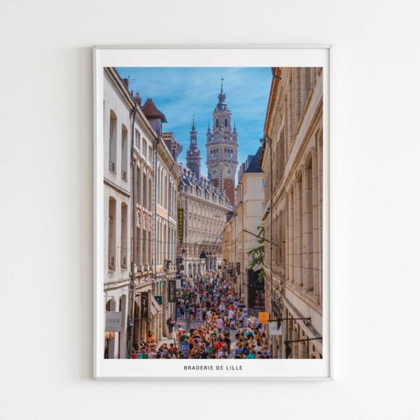 Photographie "Braderie de Lille" de Benjamin Clipet, en affiche de décoration