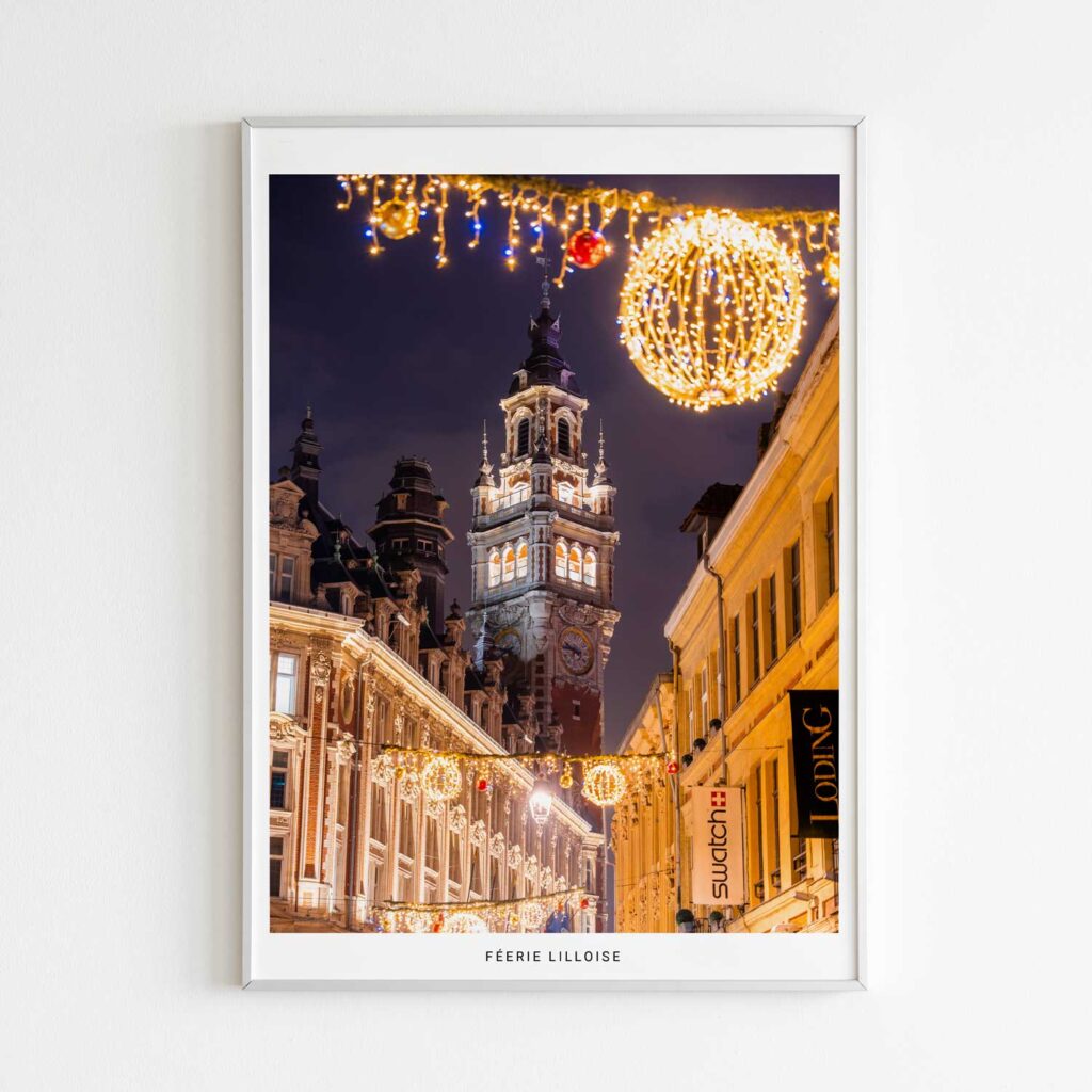Photographie "Féerie lilloise" de Benjamin Clipet, en affiche de décoration