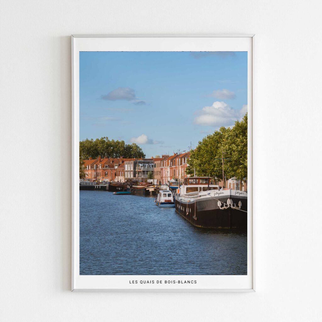 Photographie "Les quais de Bois-Blancs" de Benjamin Clipet en affiche