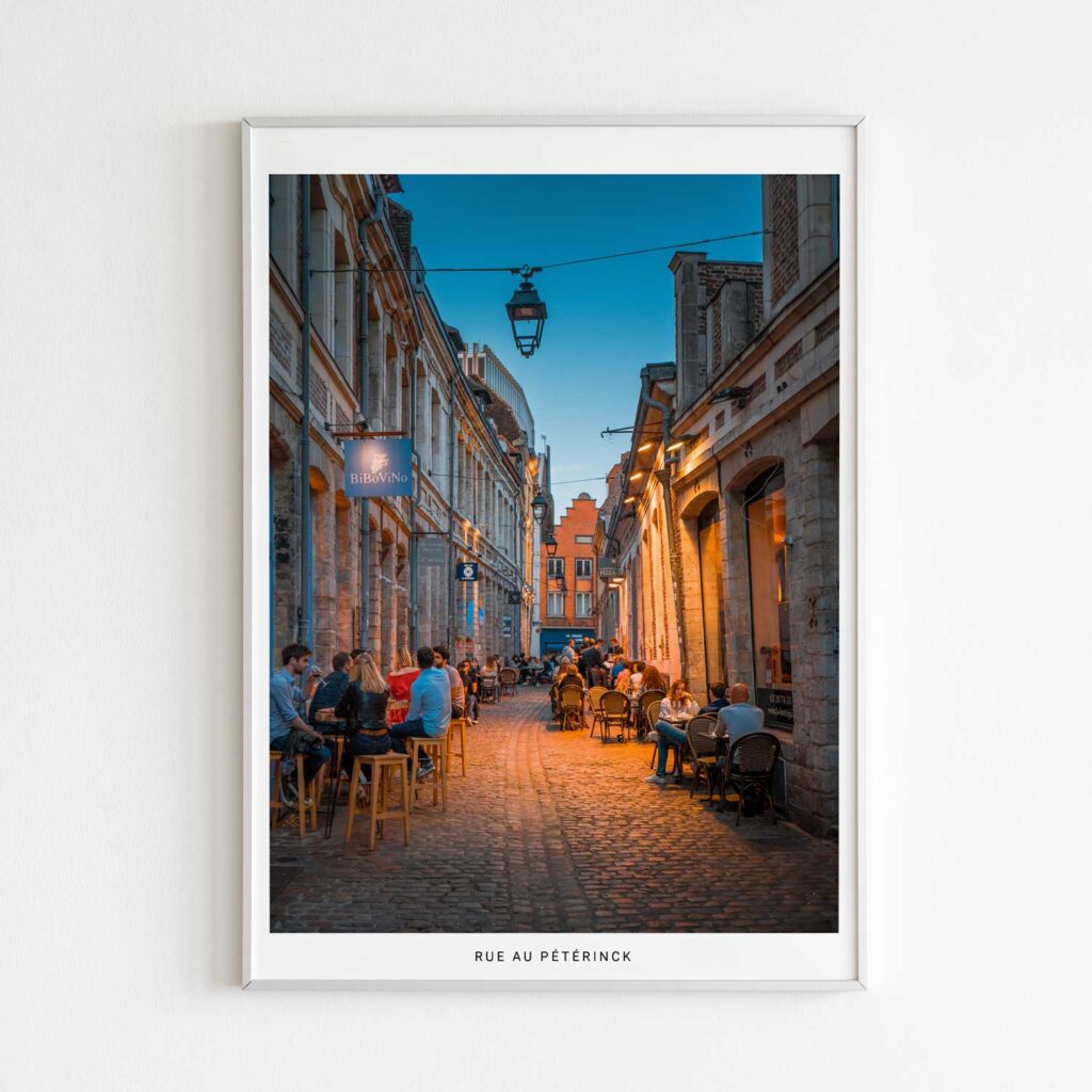 Photographie "Rue au Pétérinck" de Benjamin Clipet en affiche