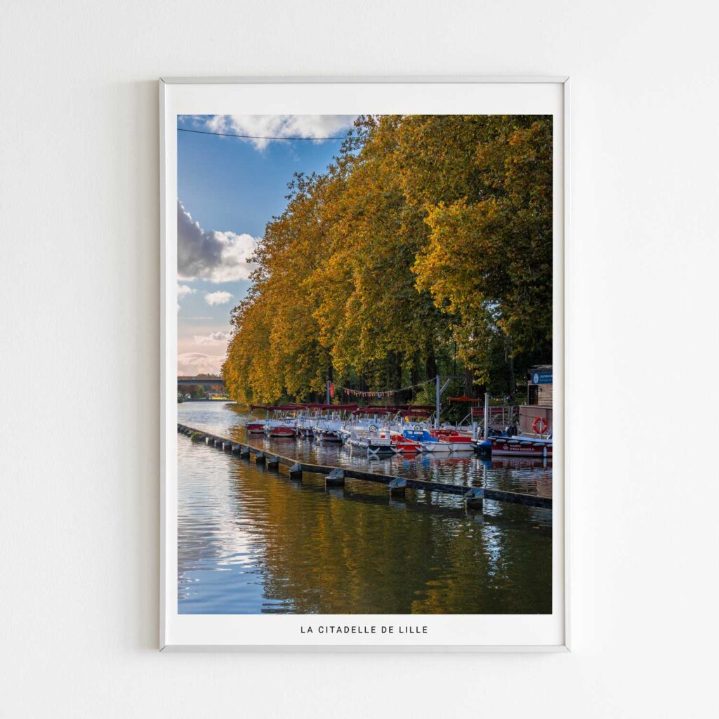 La Citadelle de Lille, photographie de Benjamin Clipet en affiche décoration