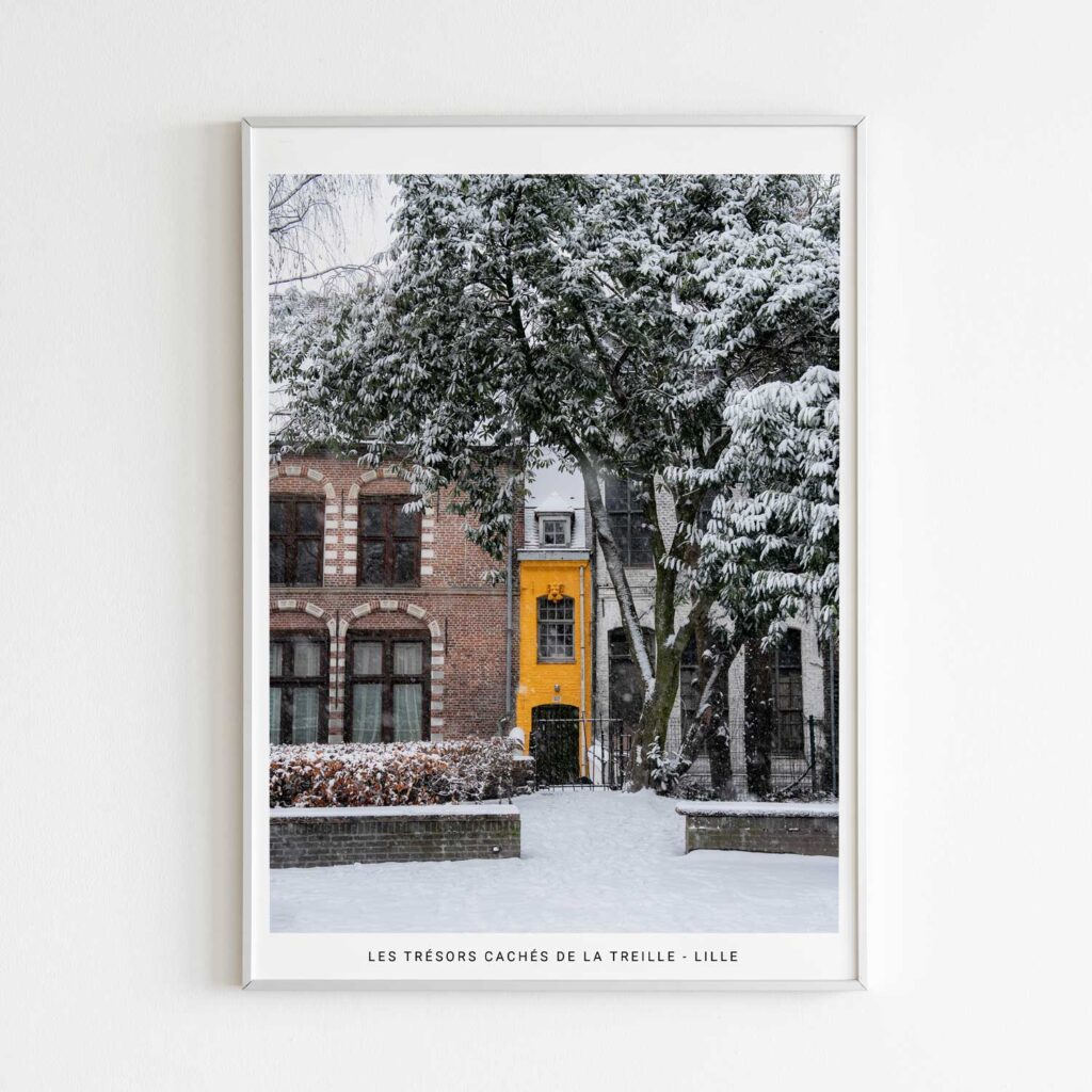 Les trésors cachés de la Treille - Lille, photographie de Benjamin Clipet en affiche décoration