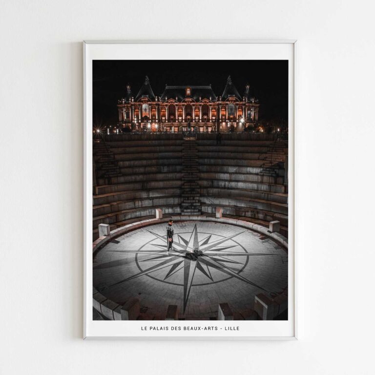 Le Palais des Beaux-Arts, photographie de Benjamin Clipet en affiche