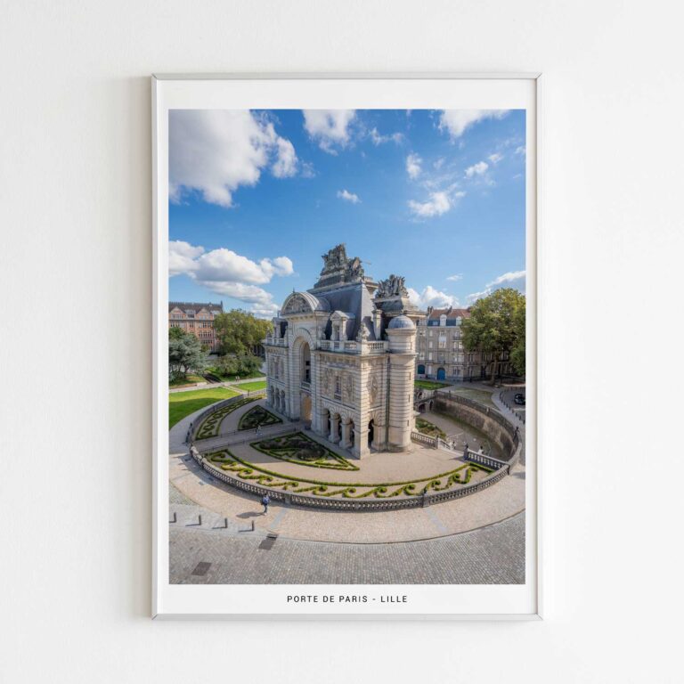 La Porte de Paris, photographie de Benjamin Clipet en affiche