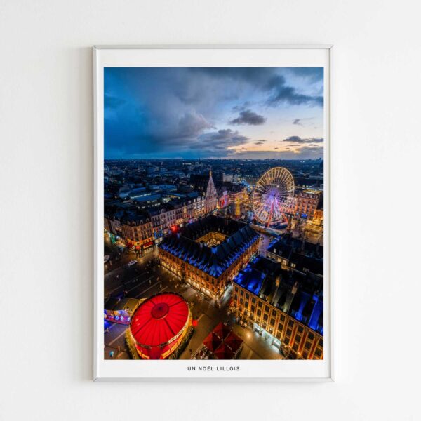 Un Noël lillois, photographie de Benjamin Clipet en affiche
