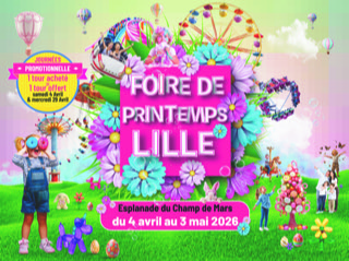 La foire aux manèges de printemps est de retour à Lille