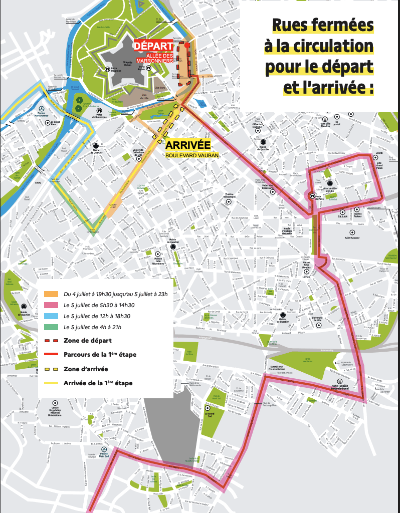 rues fermées