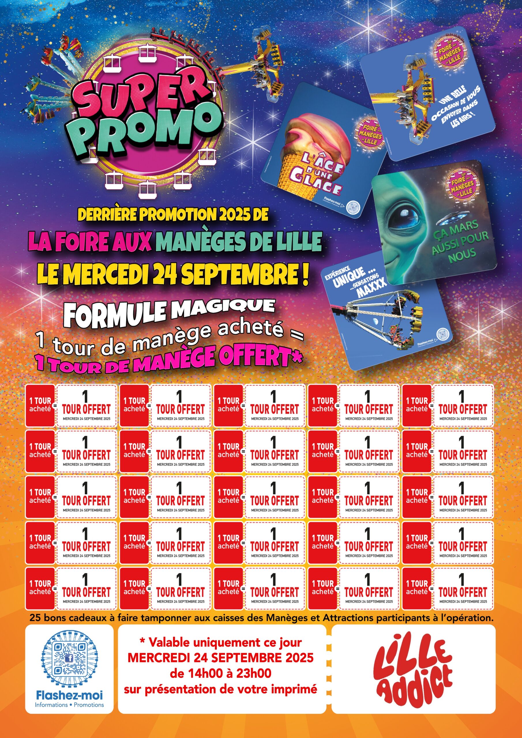 1 tour acheté 1 tour offert (à imprimer)