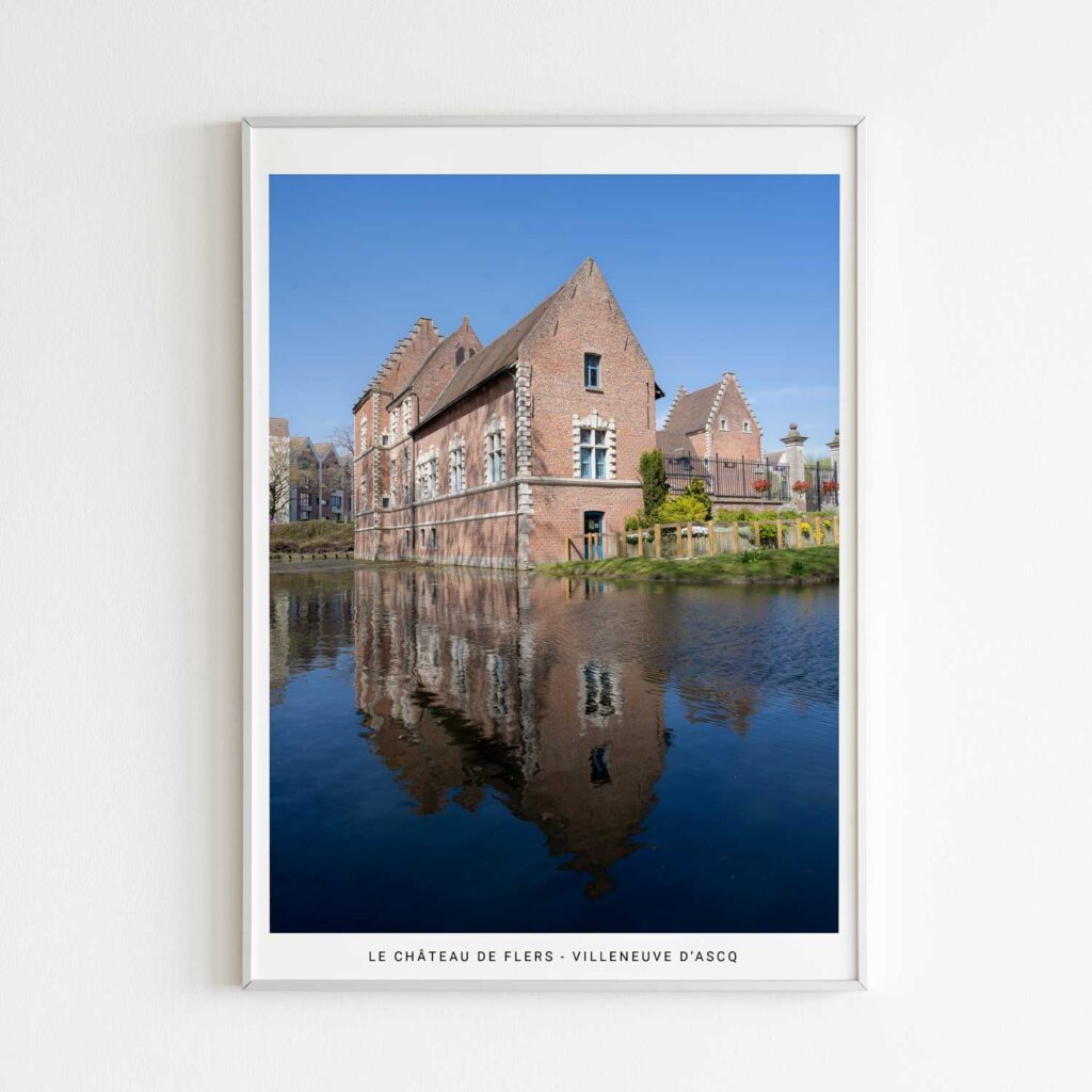 Le château de Flers, photographie de Benjamin Clipet en affiche