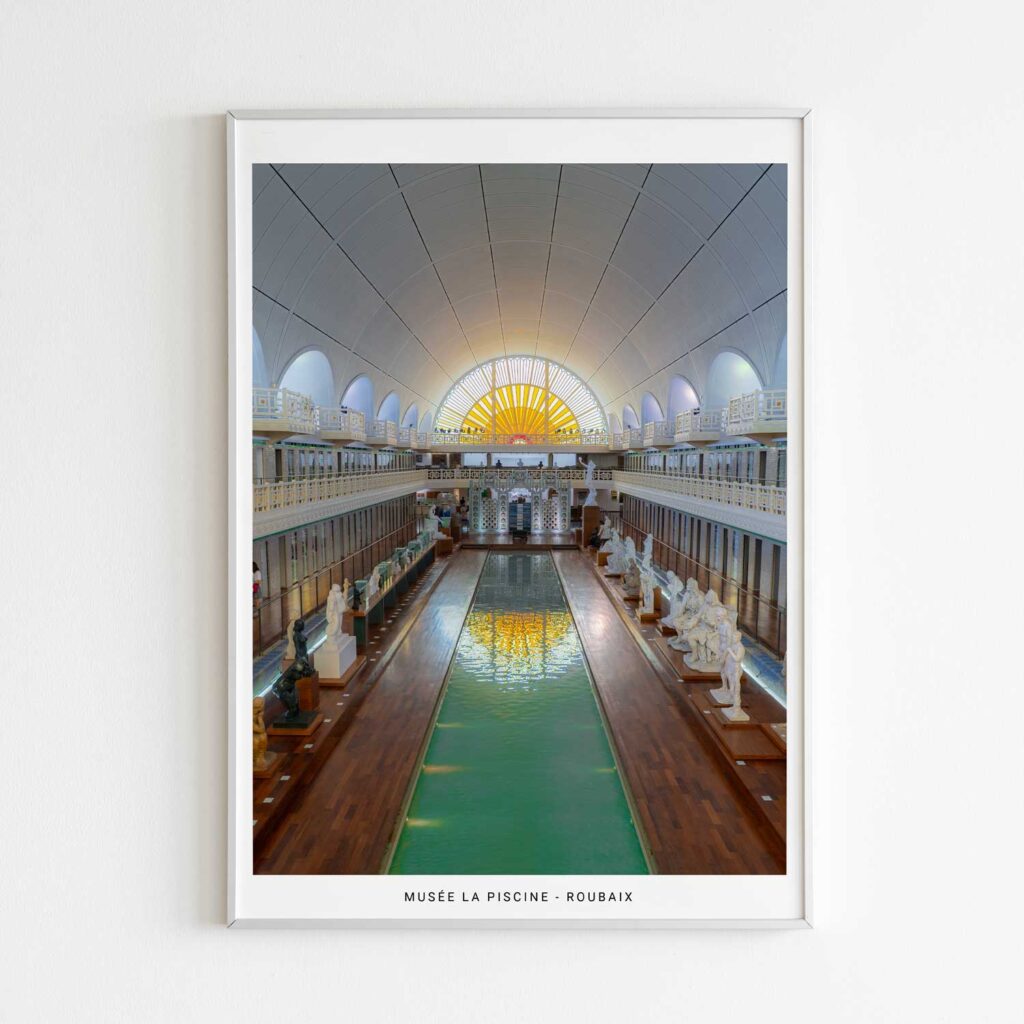 Le musée La Piscine à Roubaix, photographie de Benjamin Clipet en affiche