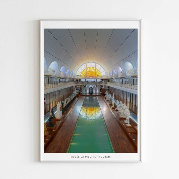 Le musée La Piscine à Roubaix, photographie de Benjamin Clipet en affiche