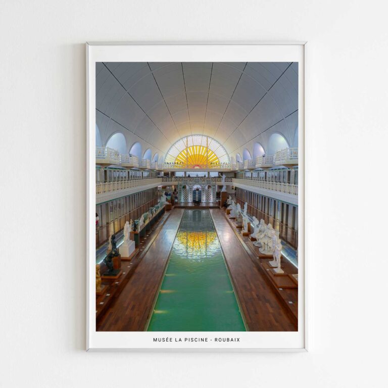 Le musée La Piscine à Roubaix, photographie de Benjamin Clipet en affiche