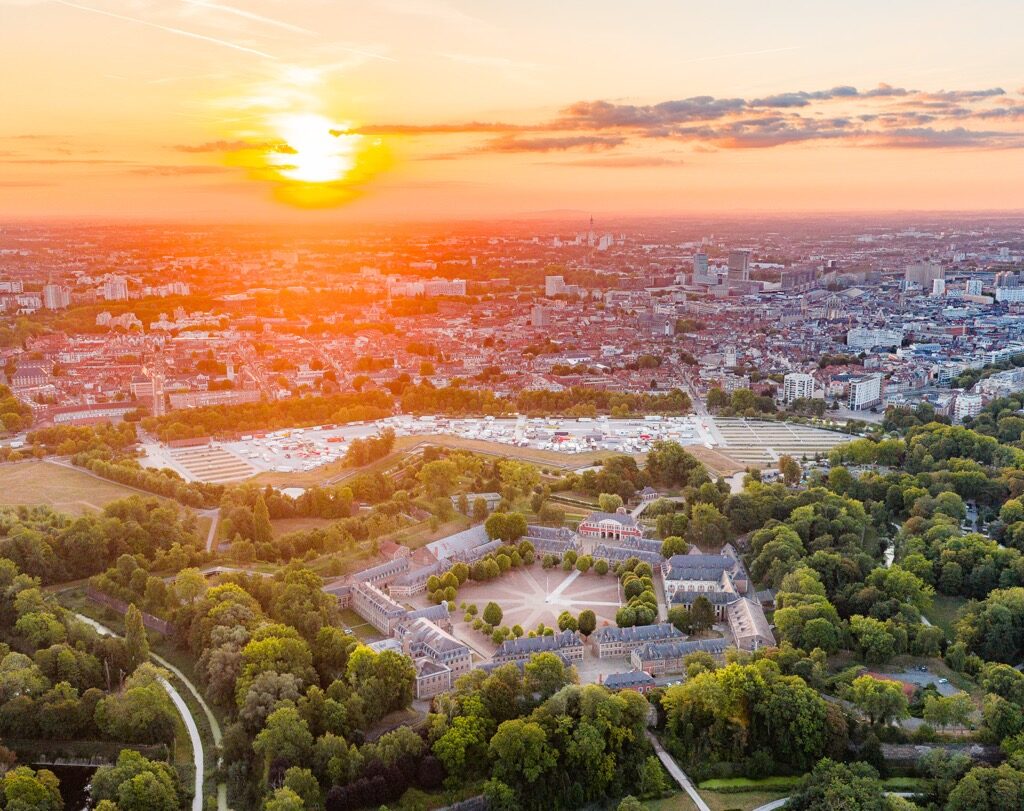 Citadelle de Lille lever de soleil