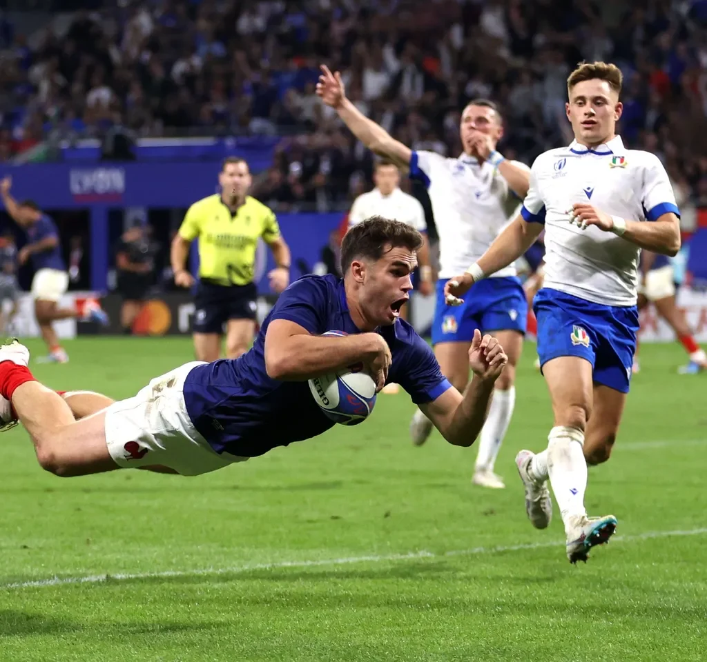Le XV de France face à l'Italie, au stade Pierre Mauroy, à deux pas de Lille