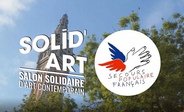 Solid'Art par le Secours Populaire à l'Hôtel de ville de Lille