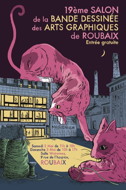 Salon de la BD et des Arts graphiques à Roubaix