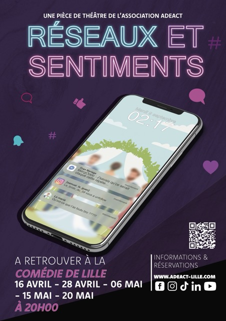 Réseaux & sentiments, ADEACT, Comédie de Lille