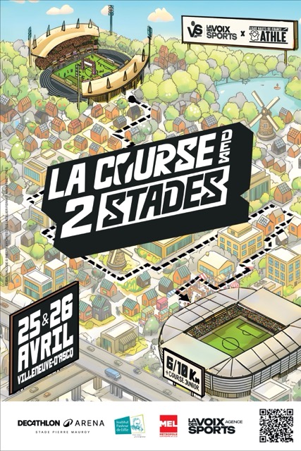 Que faire à Lille et aux alentours le week-end du 20 au 26 avril? Course des 2 stades