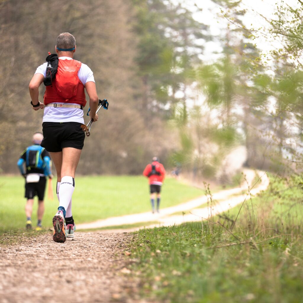 course trail forêt nature