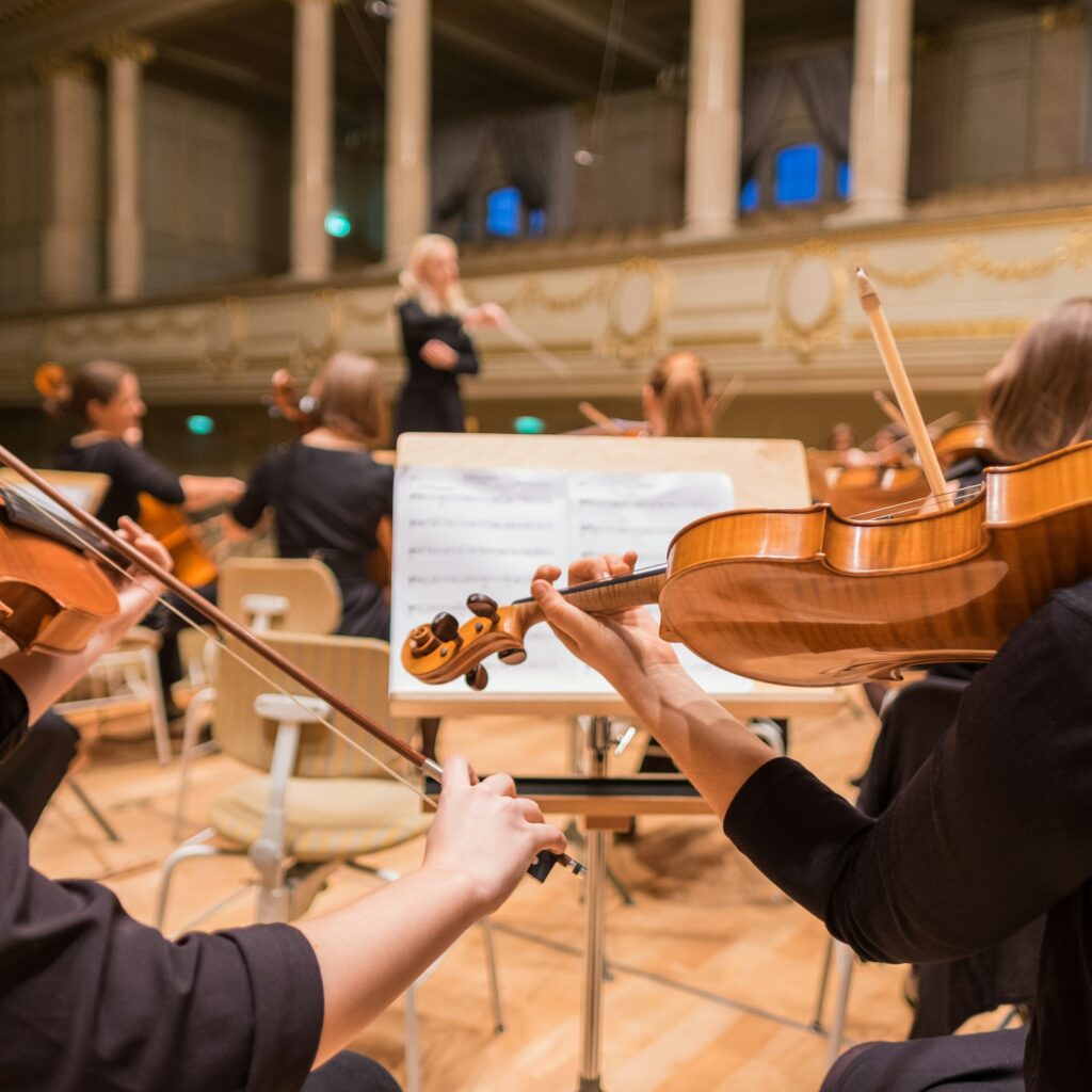 musique orchestre image libre de droit