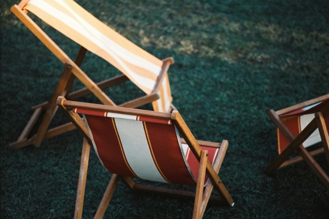 cinéma plein air soirée été transat ciné - libre de droit