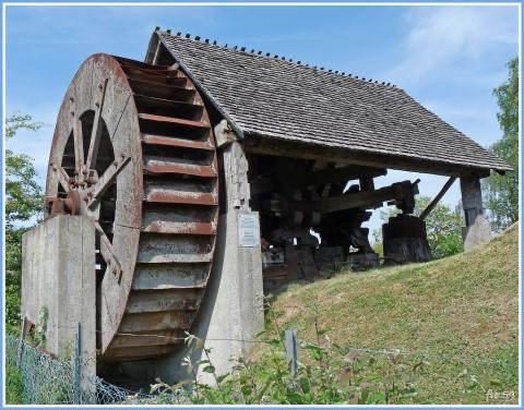 Moulin à eau © Musée des Moulins