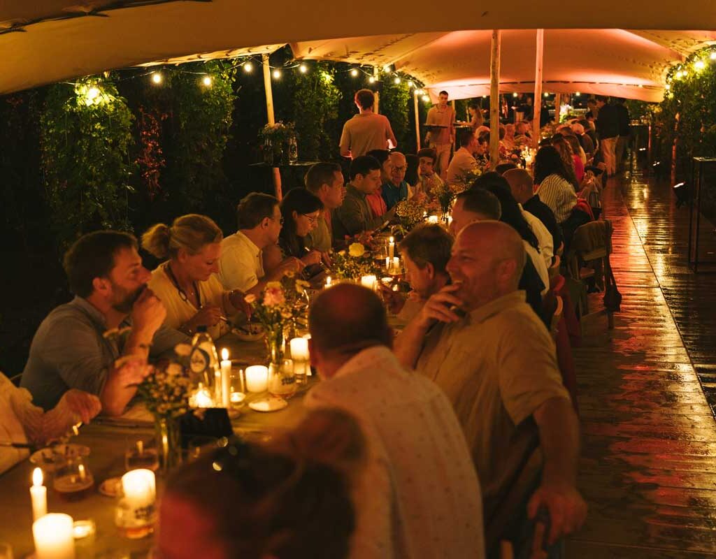 tables houblonnées brasserie caulier, paix dieu2